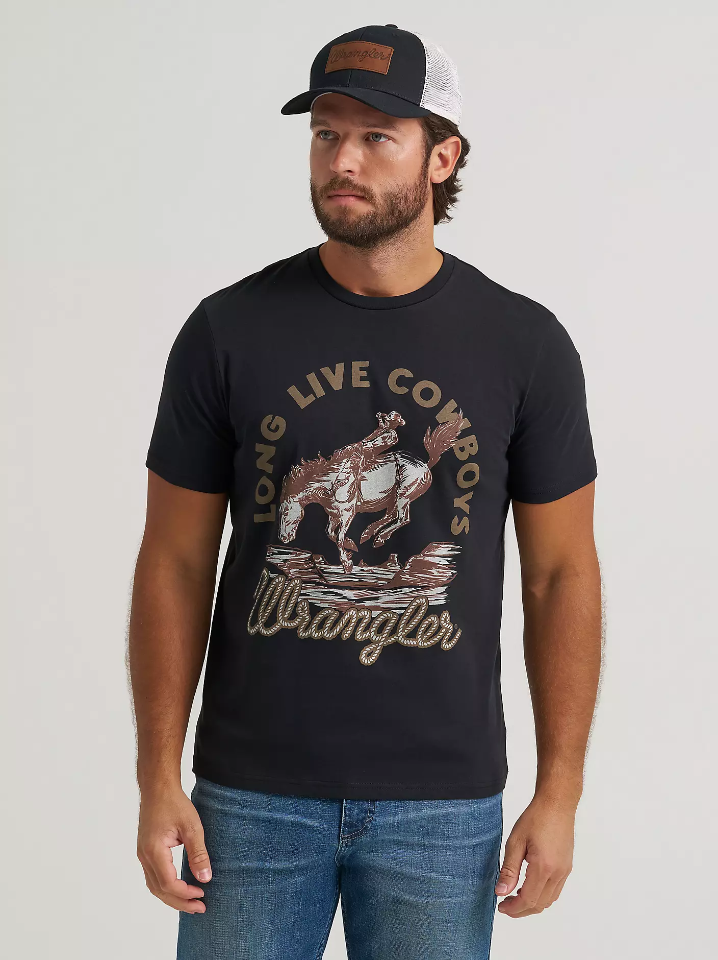 Wrangler Sepia Cowboy Tee
