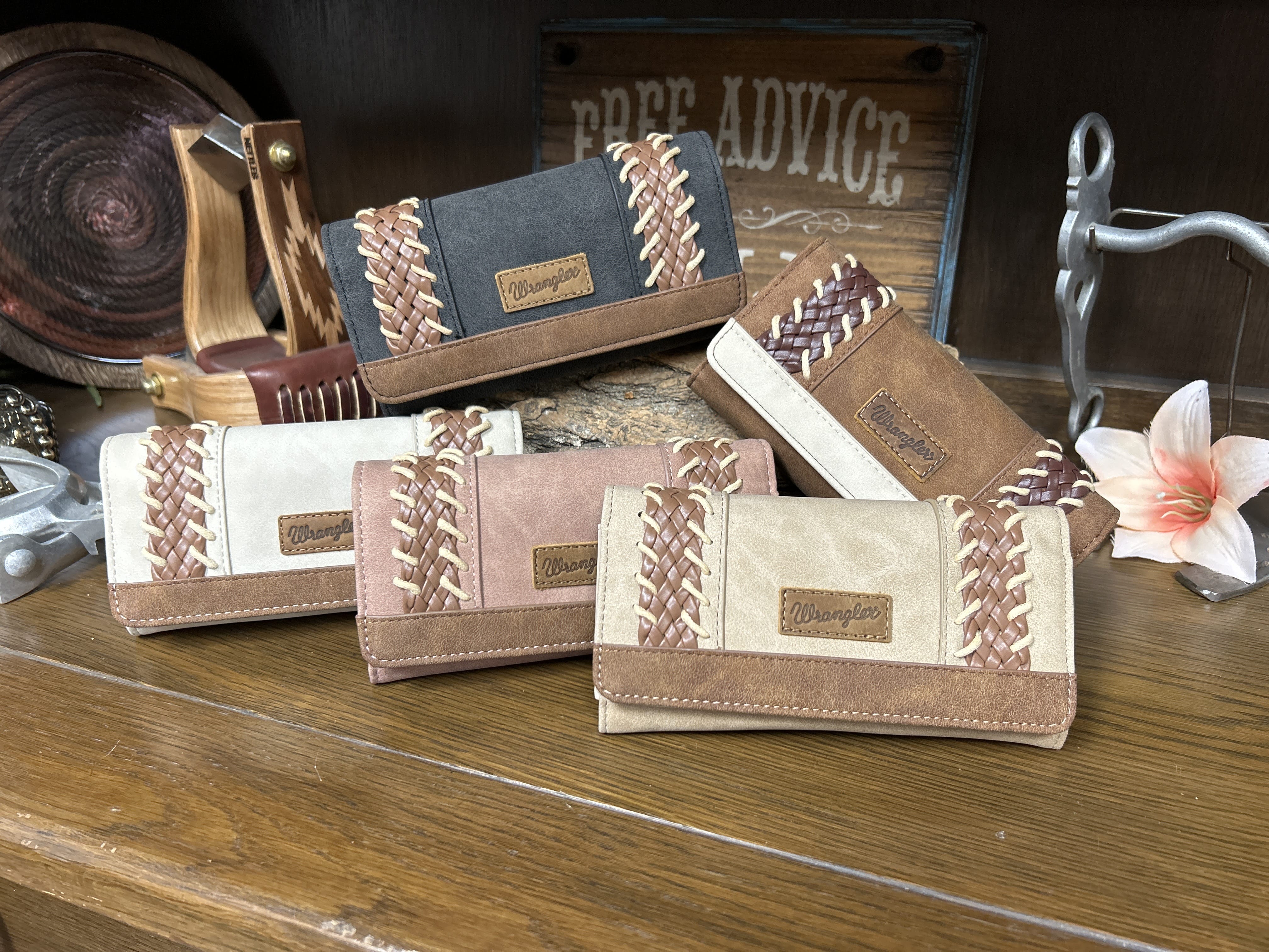 Wrangler Whipstitch Wallet/Wristlet/Crossbody