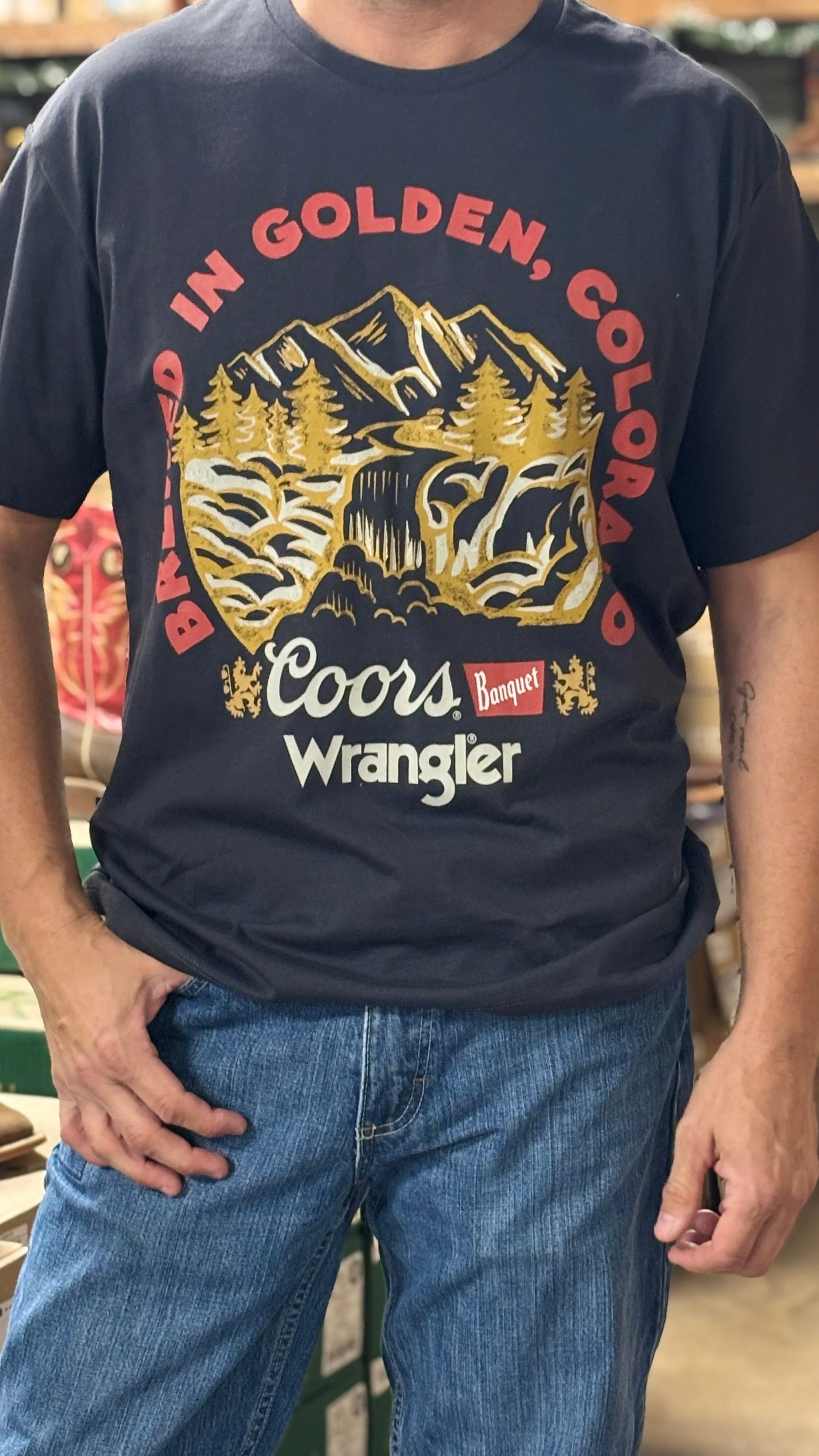 Wrangler x Coors Served Everywhere Tee