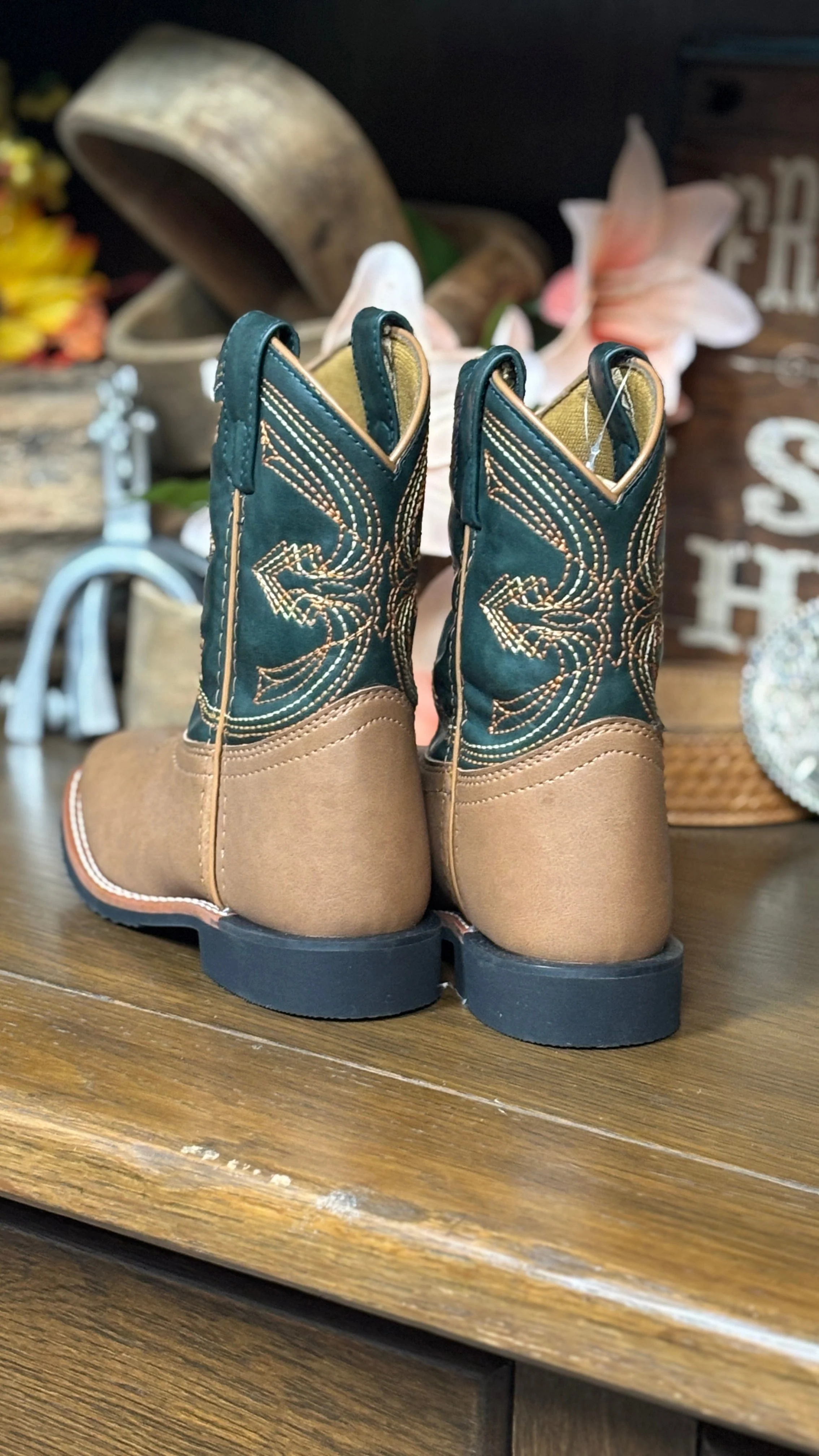 Wyler Boots by Laredo ~ Green - Image 4